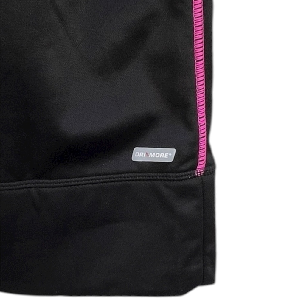 Danskin‎ Now Semi fitted Black Hoodie with Pink Accents Size large New - Picture 2 of 5